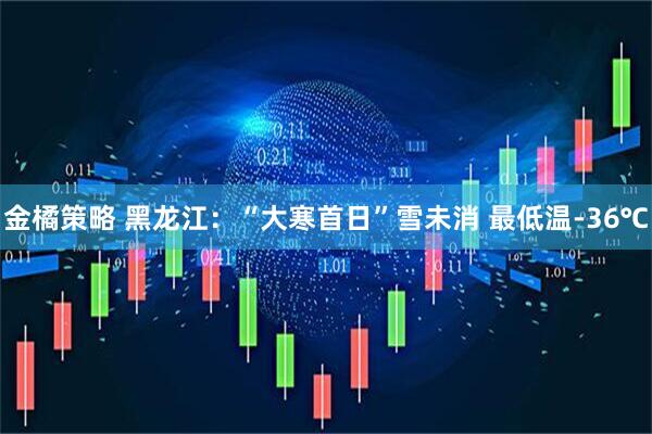 金橘策略 黑龙江：“大寒首日”雪未消 最低温-36℃